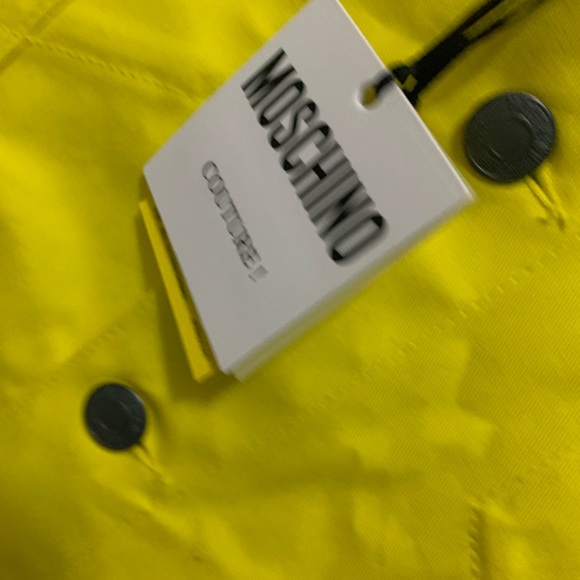Yellow Moschino Smiley Logo Jean Jacket - Picture 4 of 5